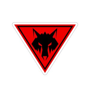 Red Rising, Howler V2 Triangle Sticker (waterproof)