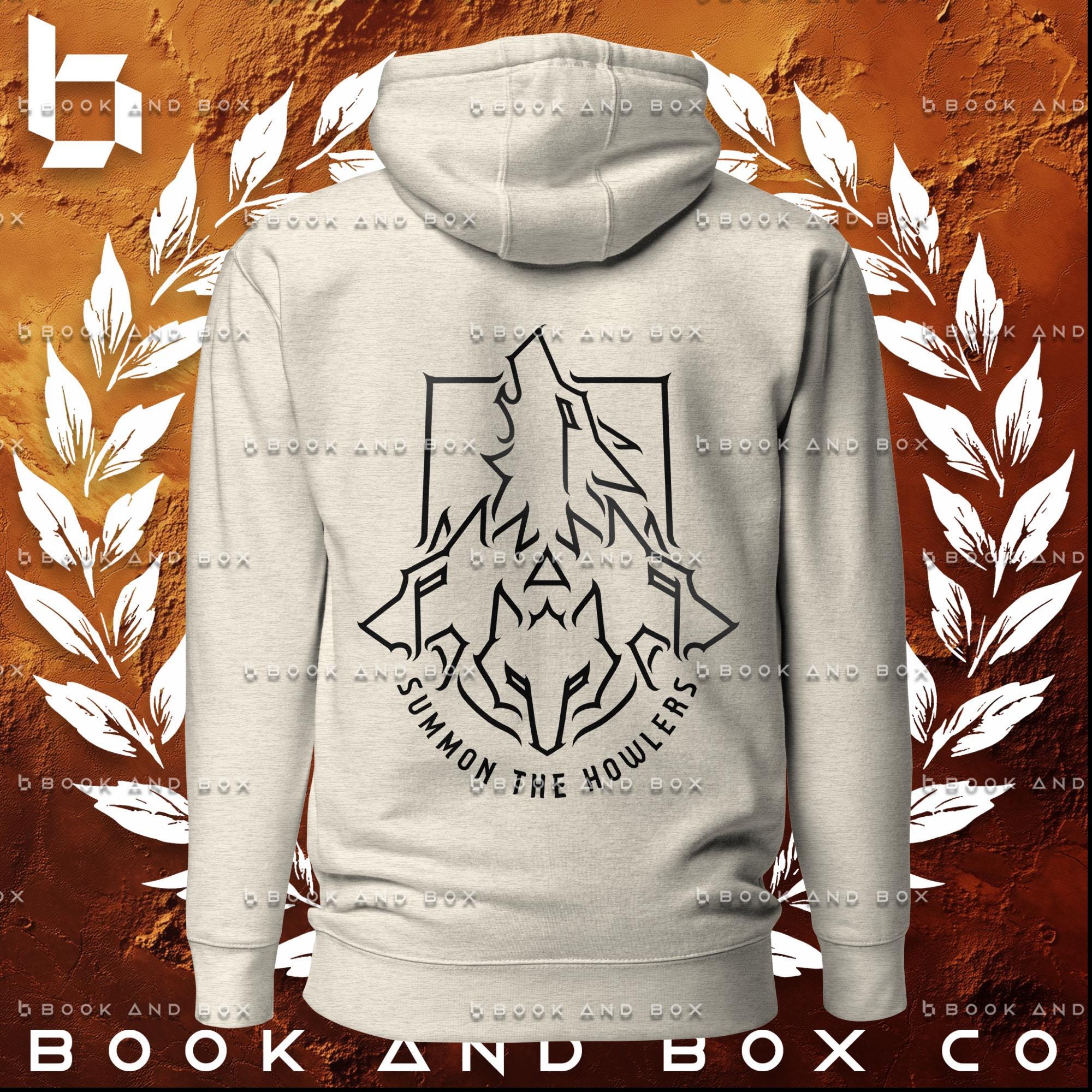 Red Rising Howlers Merch Summon the Howlers, Red Rising Themed, Embroidered Unisex Hoodie ...