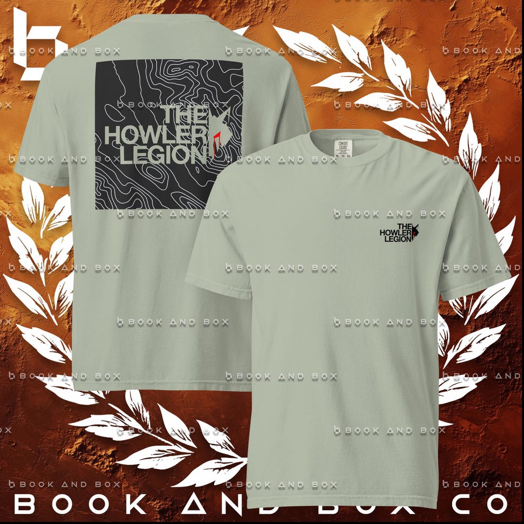 The Howler Legion, Topographical, Red Rising Themed, Unisex Comfort ...