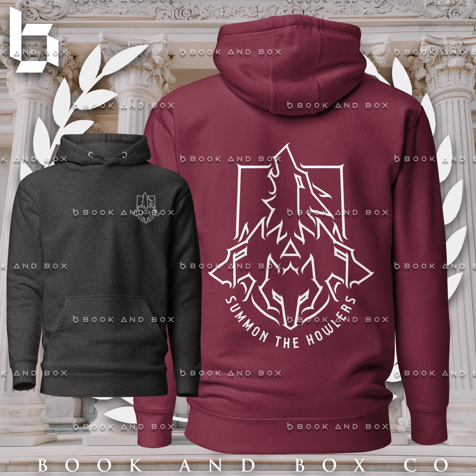Red Rising Howlers Merch Summon the Howlers, Red Rising Themed, Embroidered Unisex Hoodie ...