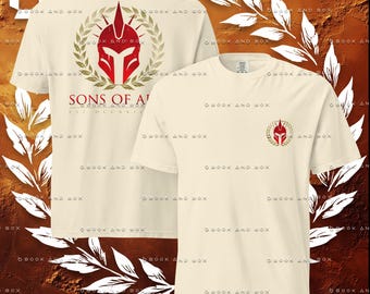 Sons of Ares, Laurel, Red Rising Themed, Unisex garment-dyed heavyweight t-shirt