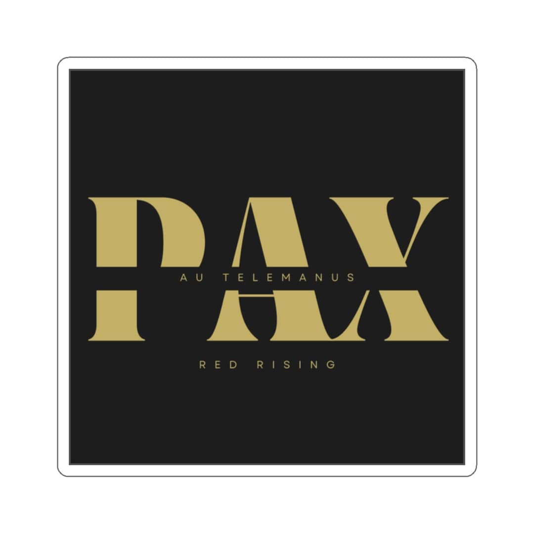 PAX AU TELEMANUS, Red Rising, Kiss-cut Stickers - Etsy