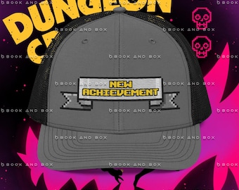 New Achievement! Ribbon, Dungeon Crawler Carl, Pixel Art Trucker Hat