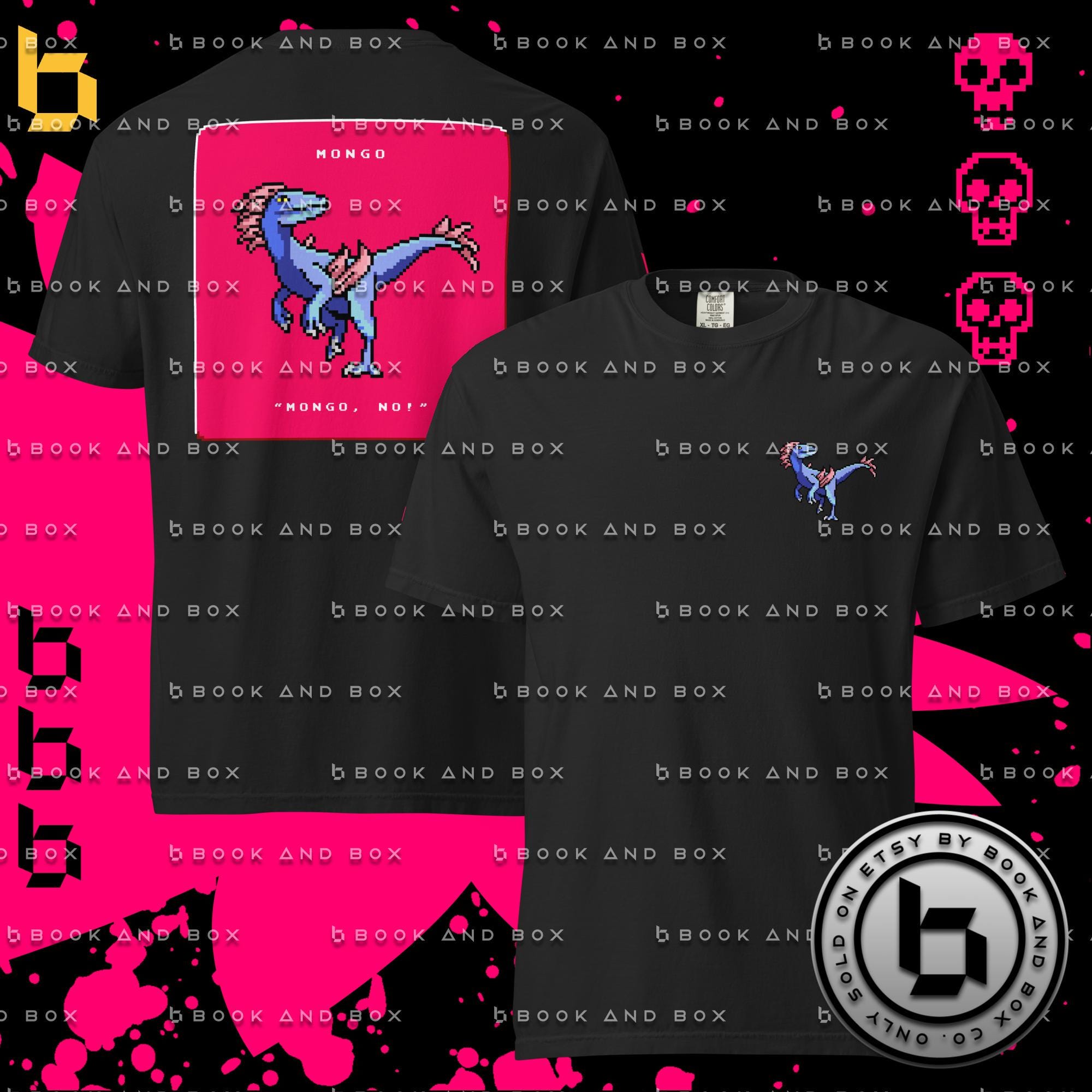 Mongo, No! Pixel Art, Dungeon Crawler Carl, Comfort Colors t-shirt