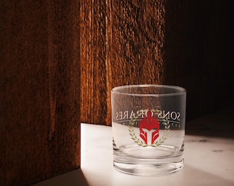 Sons of Ares, Red Rising Themed, Rocks glass