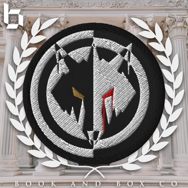 Salut Libertas, Salut Faucheur, Écussons brodés sur le thème de Red Rising