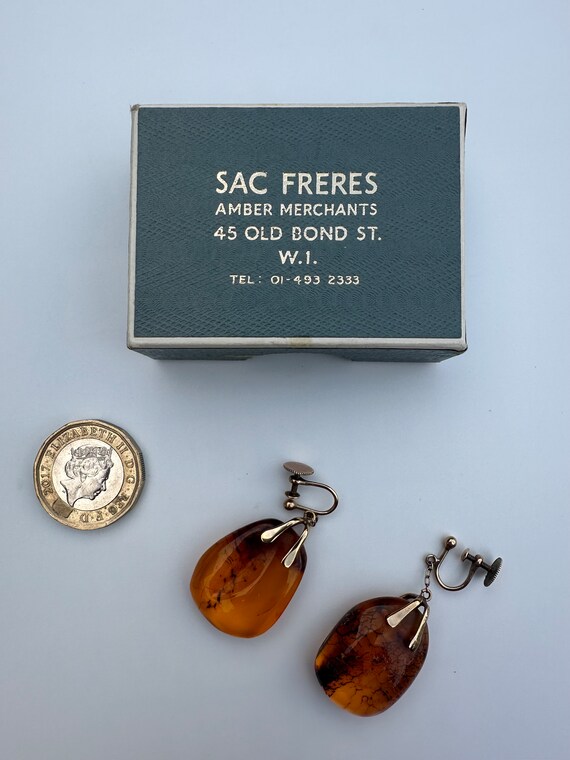 A Very Rare Pair of Antique SAC Freres Screw Back… - image 3