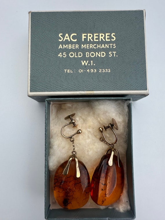 A Very Rare Pair of Antique SAC Freres Screw Back… - image 2