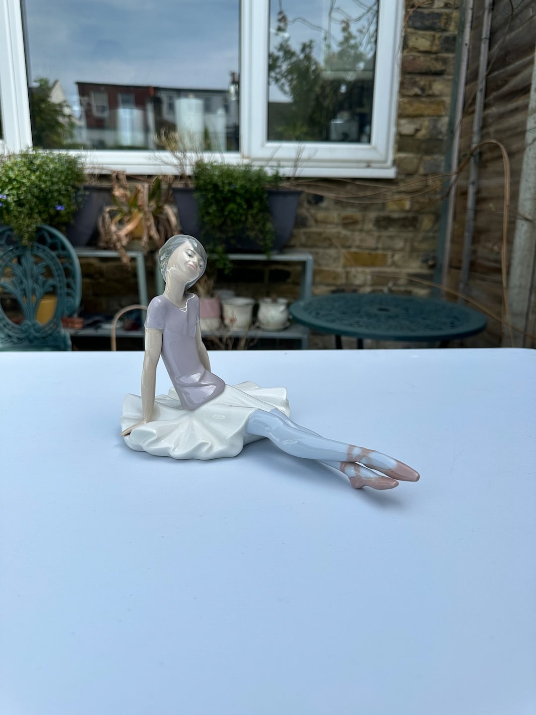 Picking Girl Lladro 薄紫色ドレス LLADROフィギュア Flowers Etsy - 置物