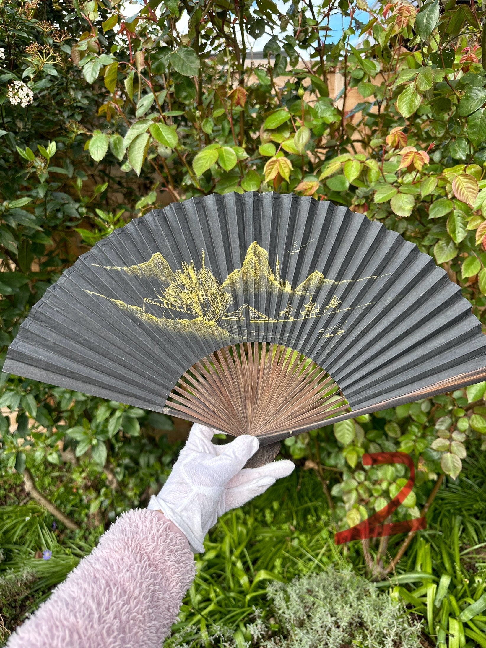 Wokdsbl Lot De 9 éventails Pliants En Papier Colorés