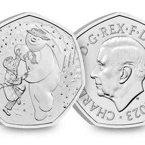 2023 UK The Snowman CERTIFIED BU 50p