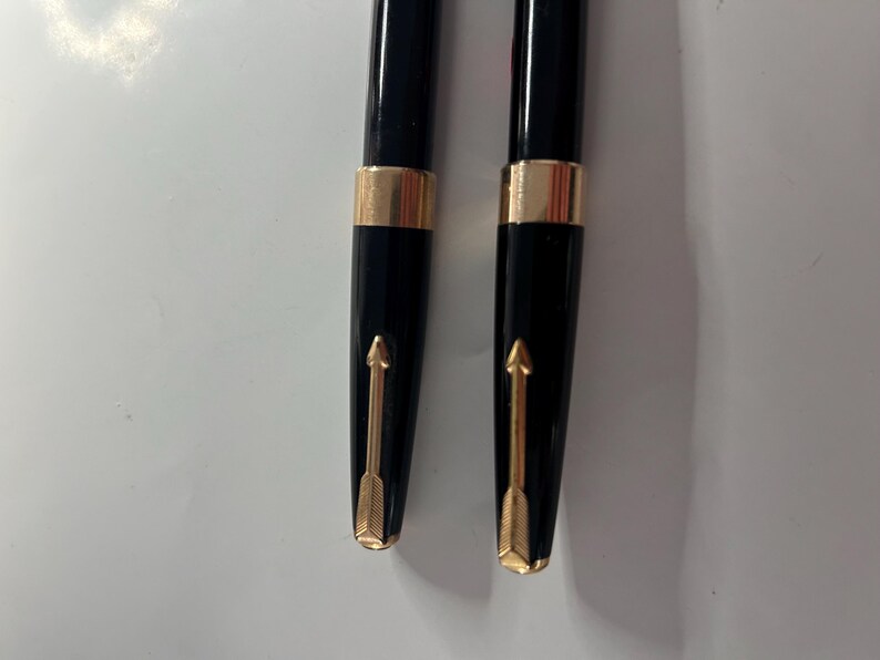 Vintage Circa 1963 Parker 17 Super Duofold Fountain Pens in Black With ...
