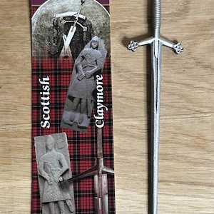 Scottish Claymore Sword Pewter Letter Opener