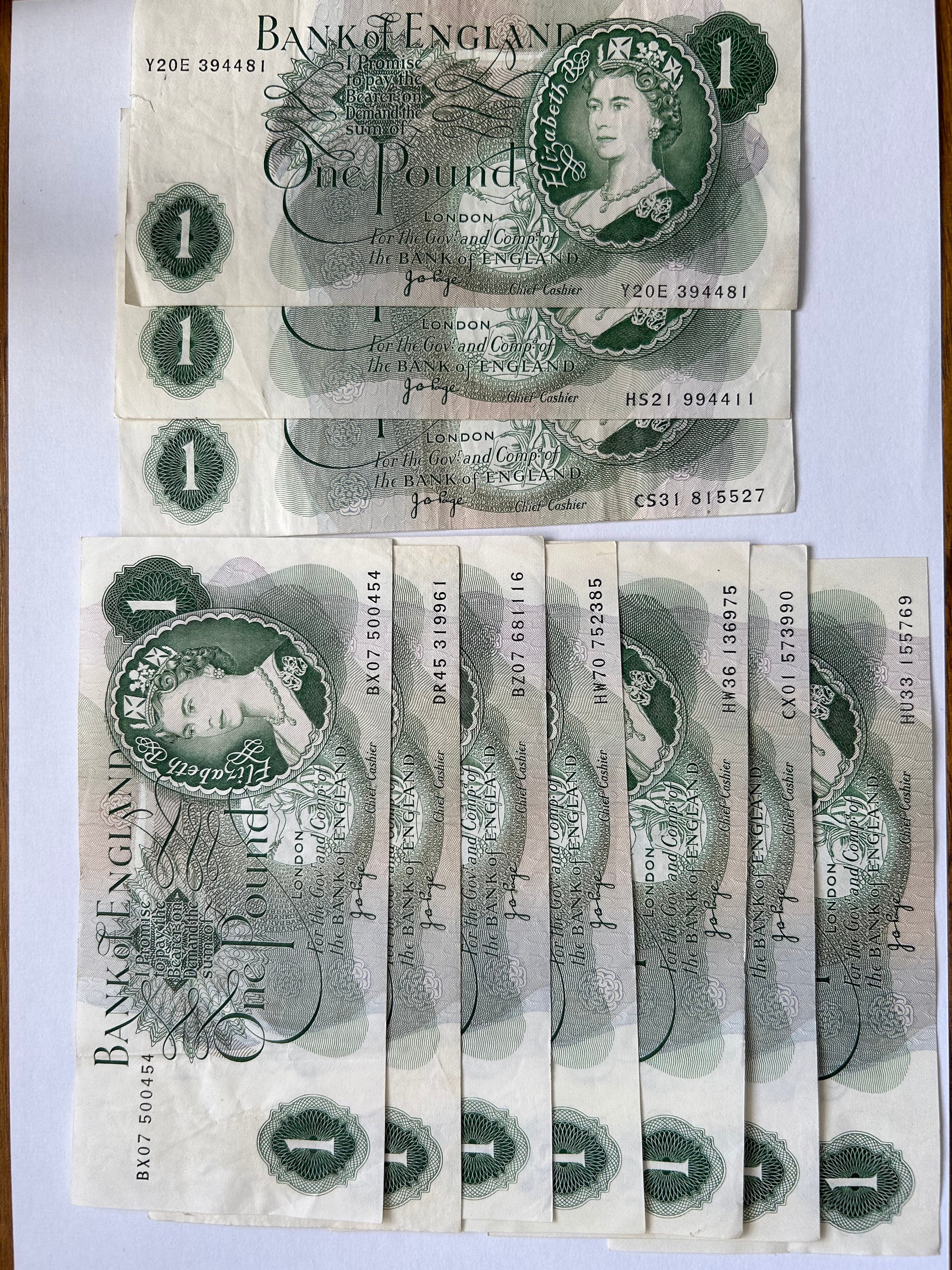 £10ポンド紙幣 6枚セット旧紙幣 イギリスポンド 60ポンド Yahoo!オークション - 「10 ポンド 紙幣」紙幣 (貨幣) の落札相場