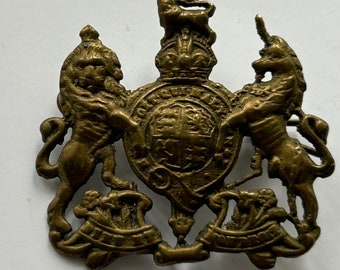 Original British General Service Corps Regiment Cap Badgeoriginal