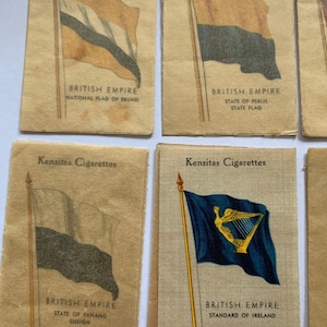kensitas cigarettes silk flags Kensitas Silk Flags
