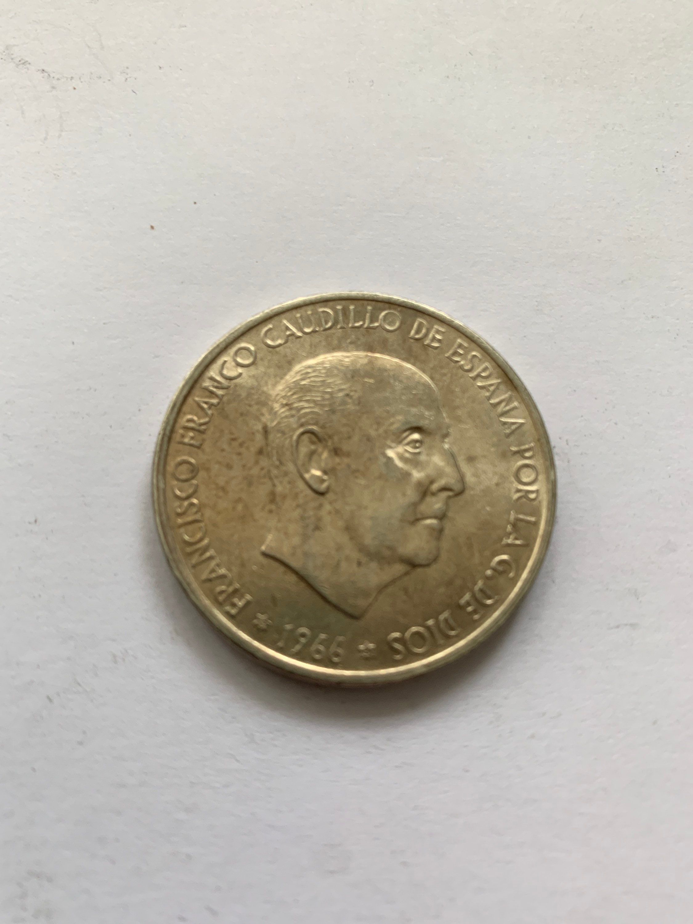 1966年スペイン100ペセタ.800銀貨 - Etsy 日本