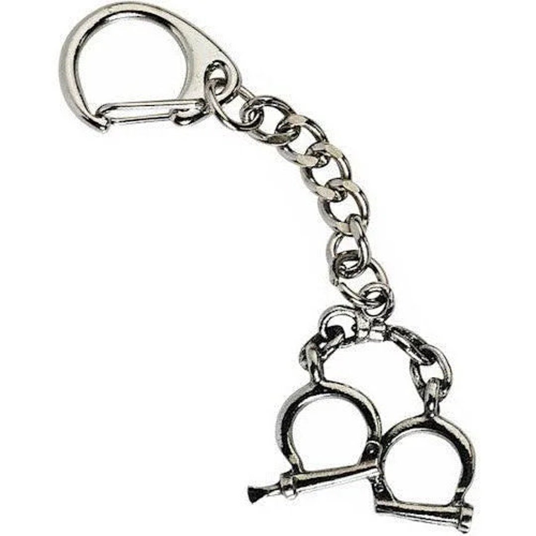 Handcuffs Key Chain Victorian Handcuffs Keyring - Beautiful Silver Pewter Keychain - Etsy