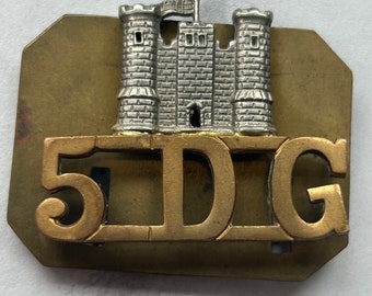 5th Dragoon Guards 5th Royal Inniskilling Dragoon Guards Irish Regiment Shoulder Title