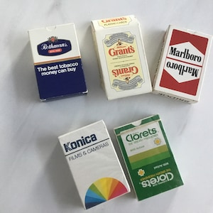 Marlboro Rothmans Konica verleent Clorets speelkaarten
