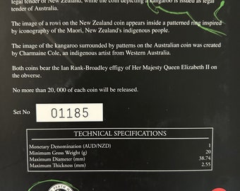 Australia New Zealand 2005 Perth Mint NZ Post Living Icons of