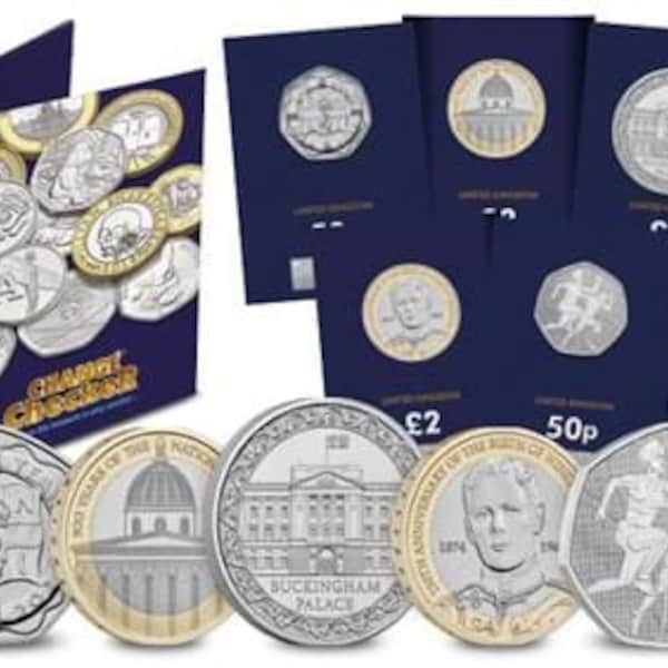 2024 Great Britain Annual Coin Set RNLI Winston Churchill Buckingham Palace