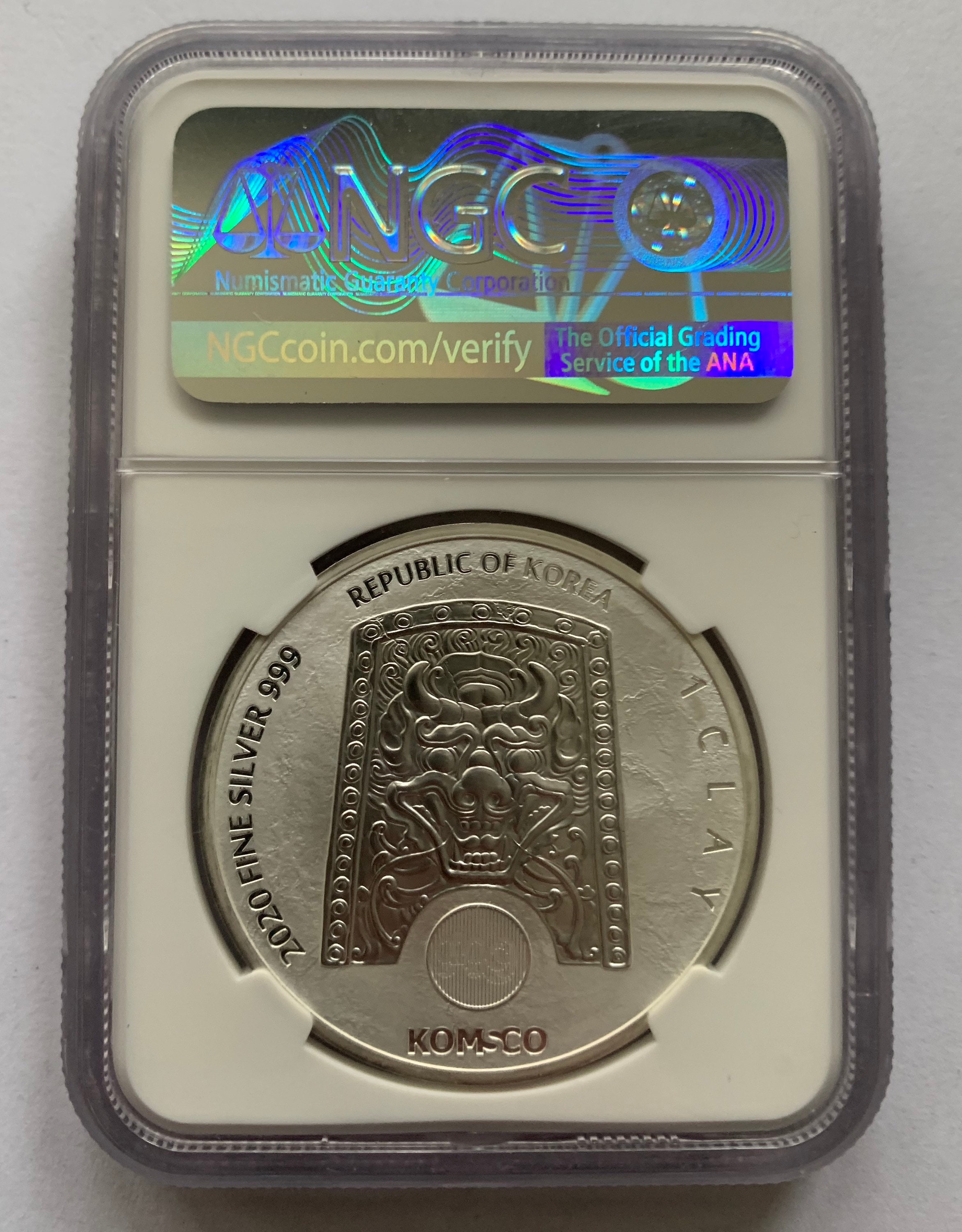 2020 Chiwoo Cheowang Silver .999 Coin NGC Graded MS69 - Etsy