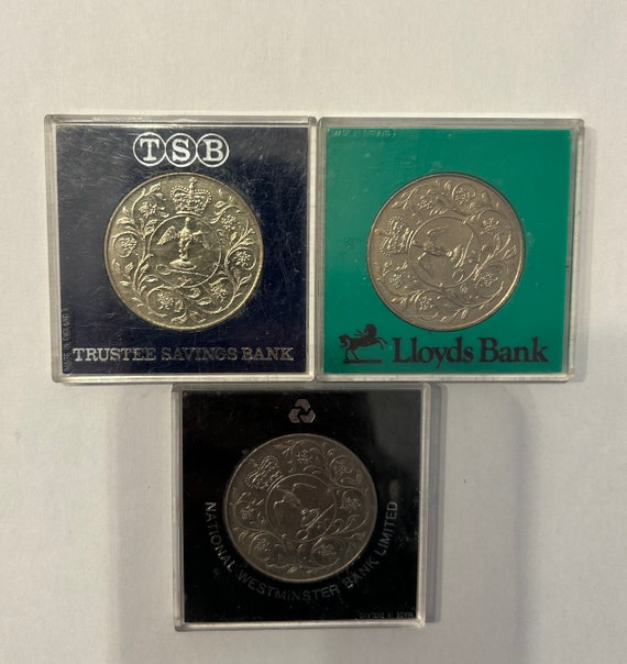 1952-1977 Silver Jubilee Crown Coin in Case - Etsy