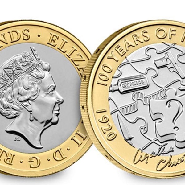 2020 Agatha Christie Two Pound Coin