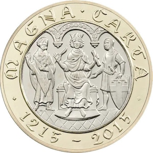 2015 Magna Carta Circulation British Two Pound Coin