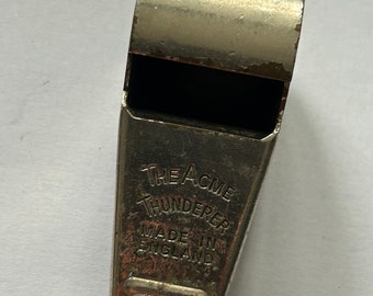 THE ACME REG.D ENGLAND アンティークホイッスル たった1つの笛があなたの命を守るかも 150年の歴史 英国製