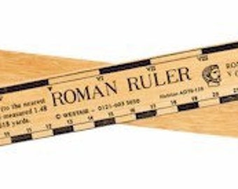 Roman Ruler Line Welsh History 30cm Ruler - Etsy