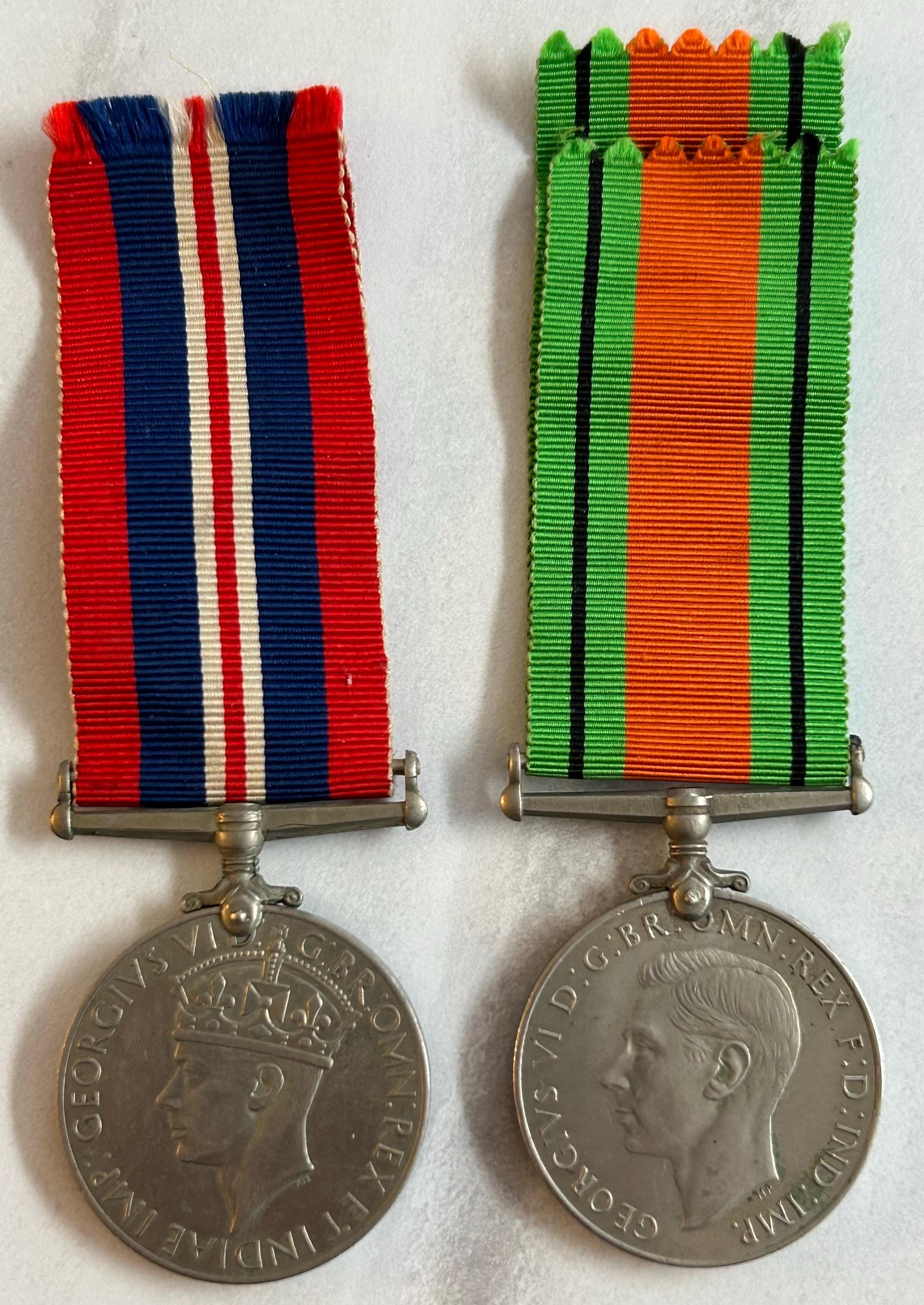 英国勲章・第二次世界大戦（1939～1945年）、刻印有、アンティーク