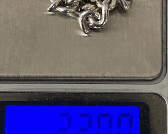 Bracelet Gourmette Ancien En Argent 925 Sterling - Poids Environ 15g, Vintage, Occasion