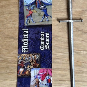 Medieval Combat Sword Pewter Letter Opener