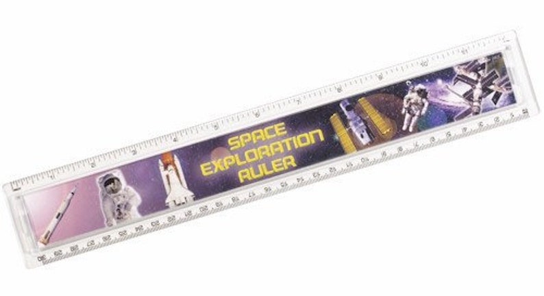 Space Exploration Plastic Ruler 30cm - Etsy