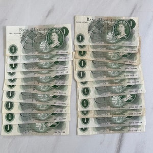 Banconota da una sterlina della Banca d&#39;Inghilterra, 1960-1977