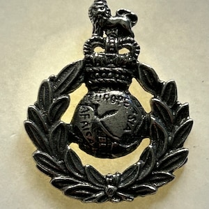 Zilveren tinnen speld Royal Marines Commando