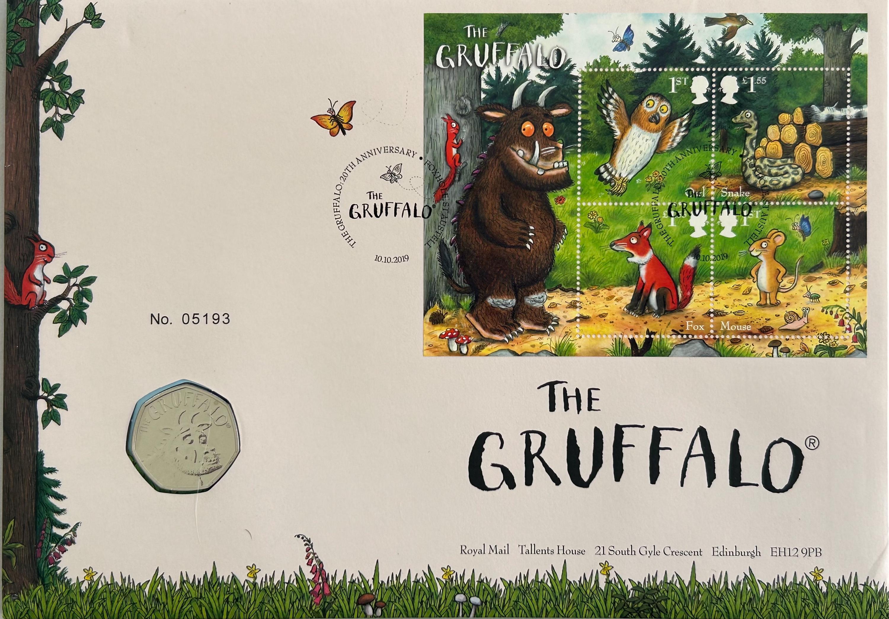 The Gruffalo 20周年記念 50ペンス硬貨 The Gruffalo 20th Anniversary