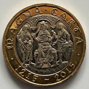 2015 Magna Carta 100th Anniversary UK Two Pound Coin
