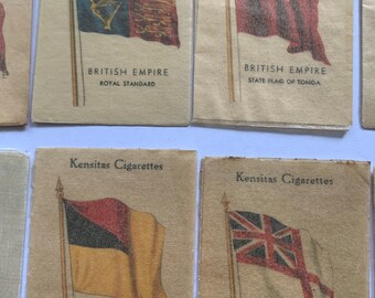 1934 J Wix Pack of 10 British Empire Flag Kensitas Cigarette