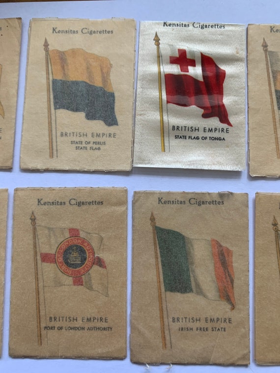 Buy 1934 J Wix Pack of 10 British Empire Flag Kensitas Cigarette