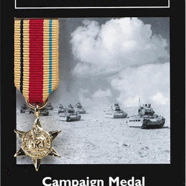 Africa Star WWII Campaign Medal Reproduction Miniature 20mm