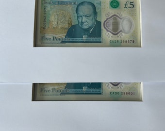 King Charles III 5 Pound Banknote First Day Issue Cover Limited