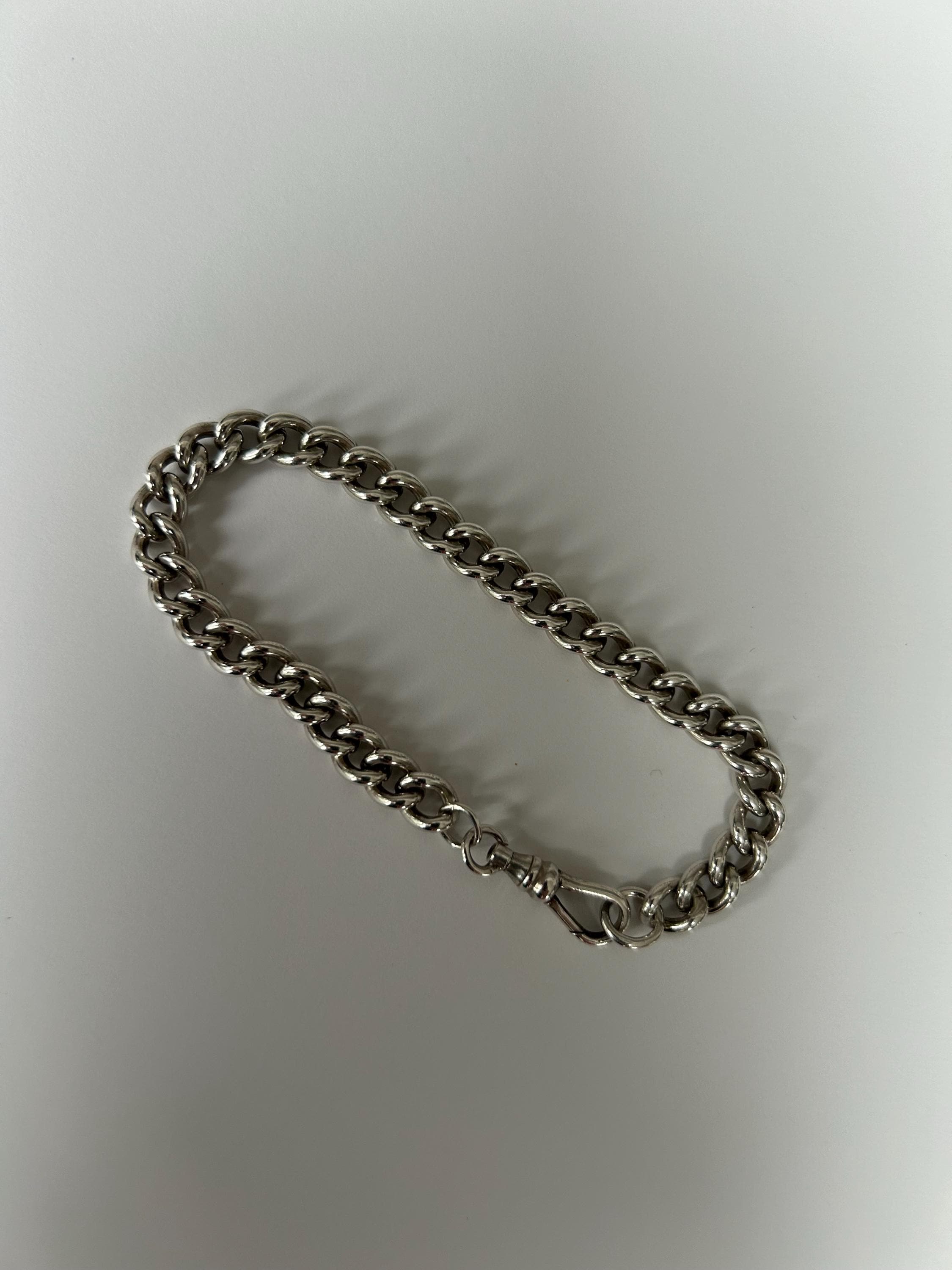 Gourmette argent personnalisée - 1122