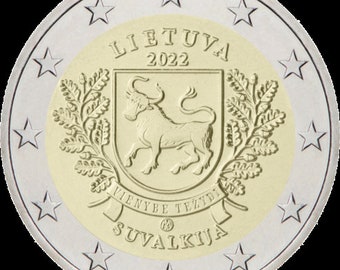 2022 Litauen Suvalkija UNZ 2 Euro