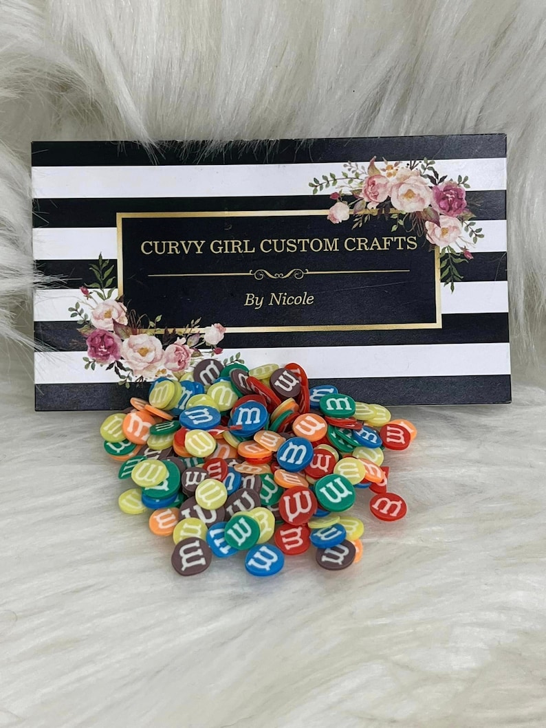 Rainbow Candies FAUX Candy Coated Chocolate Sprinkles Etsy
