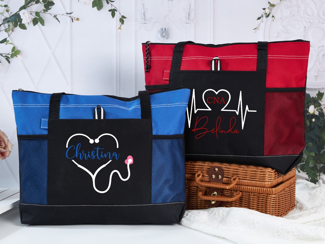 Tote Bag for Nurse/custom Nurse Tote Bag/nurse Canvas Tote Etsy