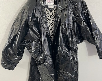 Vintage Kenn Sporn for Wippette vinyl coat size M