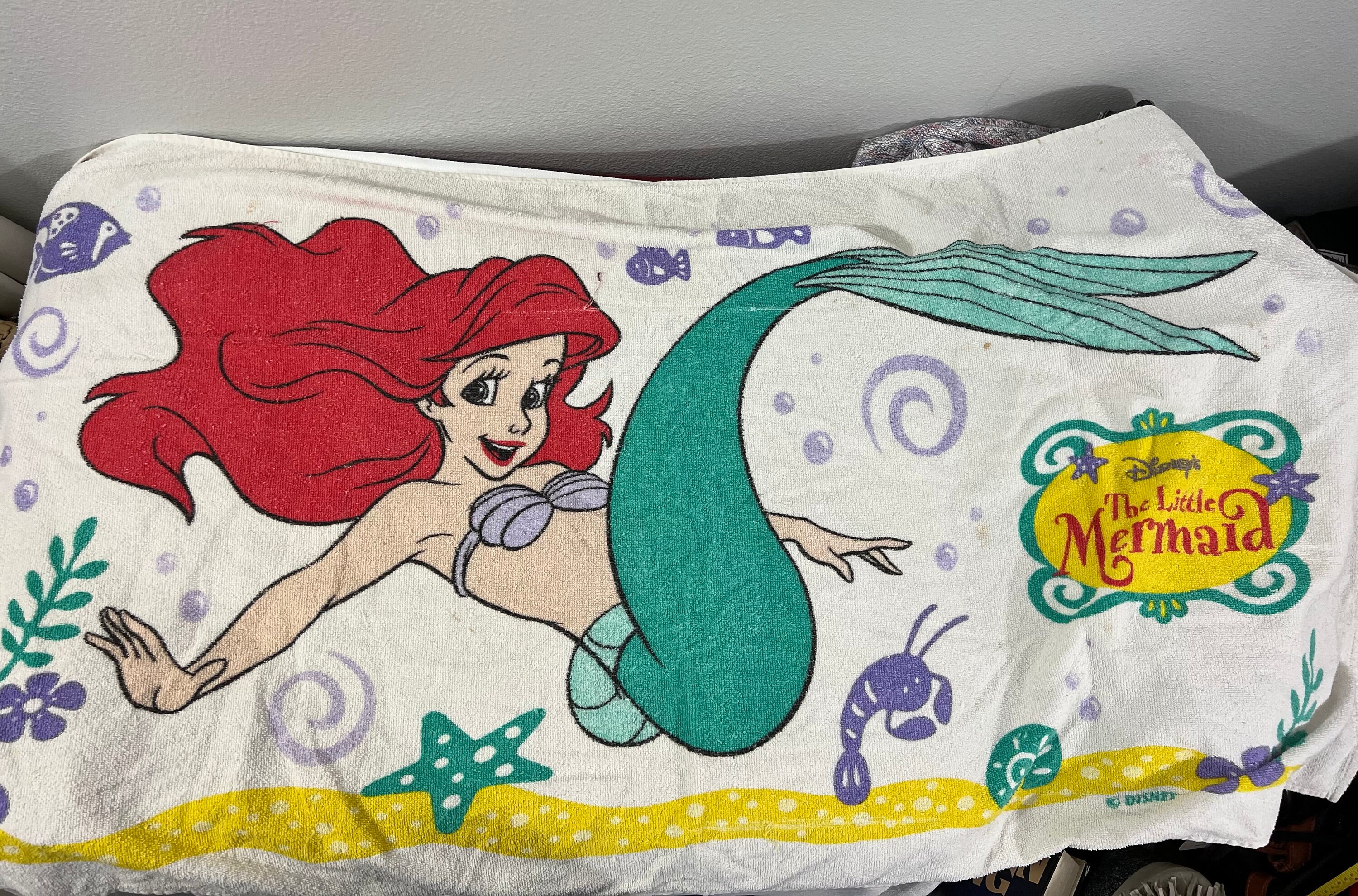 Little Mermaid Towel Etsy Ireland